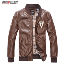 邦格狼2013秋冬新品石狮男式皮夹克8302款皮衣男一件代发