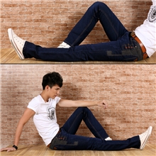 一件代发男士牛仔裤批发男式小脚牛仔裤潮男韩版秋冬新款牛仔裤