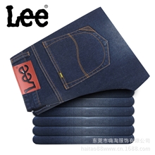 秋季新款Lee直筒修身男式牛仔裤百搭款厂家批发一件代发