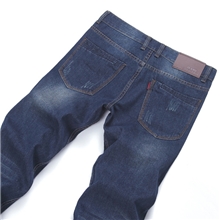 2013新款直筒修身男式牛仔裤百搭潮水洗磨白牛仔长裤厂家批发