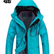 正品女户外冲锋衣两件套户外运动服批发抓绒防水防风登山运动服