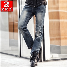 厂家直销冬季新款男式牛仔裤韩版修身弹力男士牛仔裤批发加盟