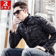 男式加厚保暖牛仔夹克外套男装夹克秋冬新款男士加绒牛仔衣