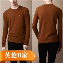 2013英伦B家男装官网款圆领长袖毛衣时尚男士羊毛衫男式针织衫
