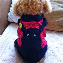 2012淘宝热卖宠物用品宠物衣服狗衣服品牌免费代理加盟牛仔被带裤
