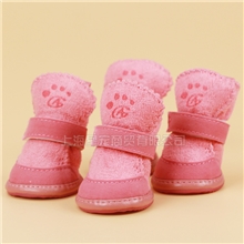秋冬首选宠物棉鞋用品鞋子经典款雪地靴保暖型狗狗鞋子批发
