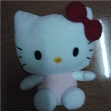 可爱型卡通KT猫公仔，批发价：5.2元一只，起订量500只。