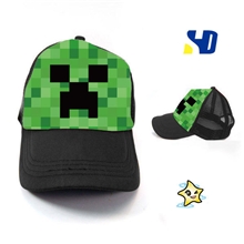 我的世界苦力怕JJ怪爬行者的脸网帽货车帽多款可选