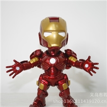 【淘宝爆款】动漫迷最爱钢铁侠公仔精致创意搪胶玩具钢铁侠公仔
