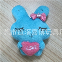 毛绒玩具/毛绒公仔/定制公仔/毛绒挂件/蓝色咪兔