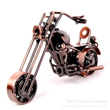 创意家饰铁艺工艺品摆设铁皮摩托车老爷车模型创意礼品批发M026