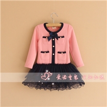 外贸童装童裙秋冬新款网络爆款韩版女童暖倍儿连衣裙公主裙