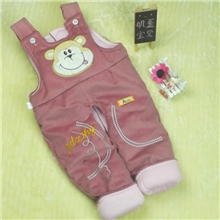 批发儿童棉裤热销灯芯绒儿童背带棉裤新款冬装儿童背带棉裤