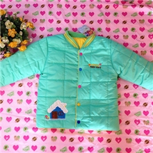 儿童棉衣批发宝宝棉袄内胆童外套小房子男女童保暖棉服双面穿