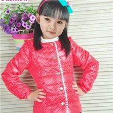 笛莎女童羽绒服迪沙同款波点羽绒服圆点保暖上衣女童羽绒内胆