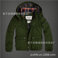 外贸AF男士羽绒服男款羽绒服男装保暖羽绒服一件代发