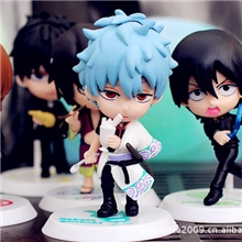 银魂手办动漫周边公仔Q版模型扭蛋全套5款动漫周边人偶地摊