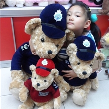 专柜正版RUSS英国伦敦皇家警察熊公仔毛衣泰迪熊大号毛绒玩具礼品