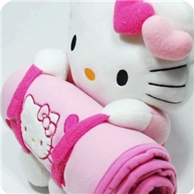 hellokitty凯蒂猫公仔抱枕头kt空调毯被子两用靠垫女生礼品