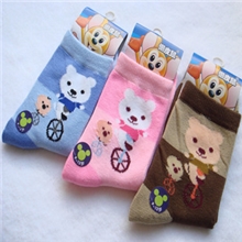 2013秋冬新款儿童加厚棉袜1-4岁5-8岁童装免费代理加盟网上开店