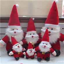 厂价批发圣诞老人公仔毛绒玩具礼品公司活动馈赠客户晚会
