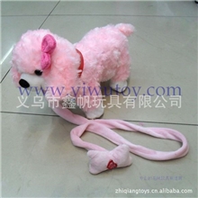 厂家直销牵绳狗批发仿真狗会走会扭屁股唱歌