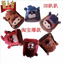 热销推荐创意防爆卡通冲水充电热水袋暖手宝双插手电暖宝暖水袋