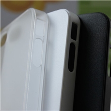 IPHONE4/4S皮纹荔枝纹手机壳保护套皮套浮雕彩绘橡胶素材单底壳