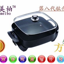 厂家直销四方锅/韩式电热锅/多功能电煎锅/不沾锅