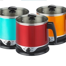 供应批发多功能不锈钢电煮锅分体式电火锅一机多用