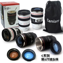 新品：白色C系列六代镜头杯咖啡杯
