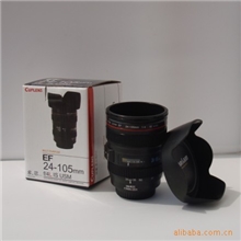 佳能三代镜头杯24-105三代塑料内胆咖啡杯广告杯