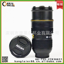 伸缩杯不锈钢可伸缩仿真尼康伸缩镜头杯一件起批创意镜头水杯