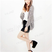 viviEMODA松本慧奈针织衫蝙蝠袖罩衫女士开衫夏秋长袖毛外套批