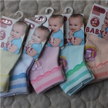婴儿松口袜子批发婴儿全棉松口棉袜子批发七喜鸟儿童袜子7108