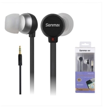 Senmai/森麦E1010正品mp3手机耳机批发1.2米3.5mm入耳式耳机耳麦