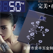 小额批发2013夜视电子体重称方型人体健康秤永康家用衡器厂家
