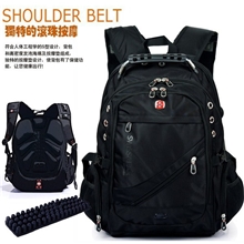 厂家批发定做瑞士军刀双肩包电脑包15寸休闲双肩包背包旅行包1418