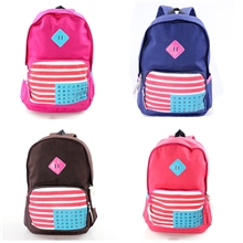 书包中学生双肩包女背包女双肩韩版潮流学院风可爱休闲帆布包