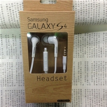 三星GALAXYS4三星耳机I9500A品带麦调音耳机线控耳机批发