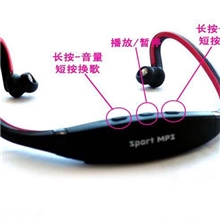 厂家直销现货插卡耳机保真带FM收音户外mp3运动休闲耳机耳麦