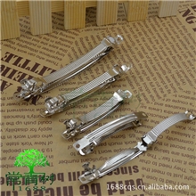 【6~~10CM三层弹簧夹】顶夹金属发夹蝴蝶结发饰材料饰品配件