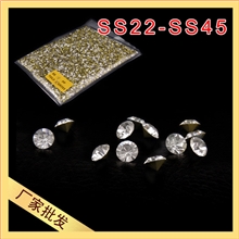 厂家现货批发518AA高质量尖底水钻SS22雅丽水钻DIY箱包服饰品辅料