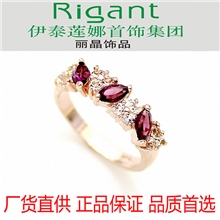 奥地利正品伊泰莲娜饰品批发小麦粒水晶女士戒指92244网店货源