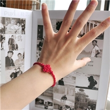 中国结大号加粗手工编织转运红绳手链批发赠品批发地摊热卖