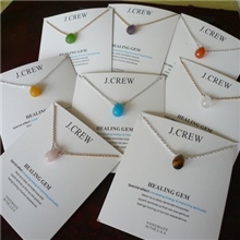 欧美外贸饰品批发j.c*ew原单能量转运真石锁骨链混批可代发货