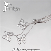 韩国项链银饰蝴蝶项饰批发欧美热销推荐女式项链出厂价N043