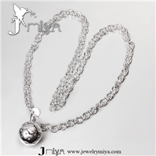 新款项链镀925银女式装饰短款项链外贸出口创意圣诞礼品N045