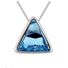 千色正品采用施华洛世奇元素水晶项链--屋顶上的秘密礼物饰品