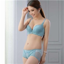 在水一方聚拢按摩调整型内衣性感固定油袋插片四排三扣文胸套装